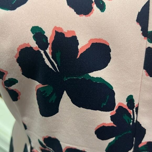 Eloquii Draper James hibiscus pink sleeveless fit and flare dress size 16 - Picture 5 of 9